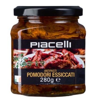 Piacelli - Kořeněná sušená rajčata v oleji 280g